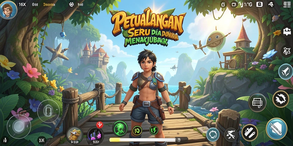 Tampilan gameplay 116X yang seru dan menantang.