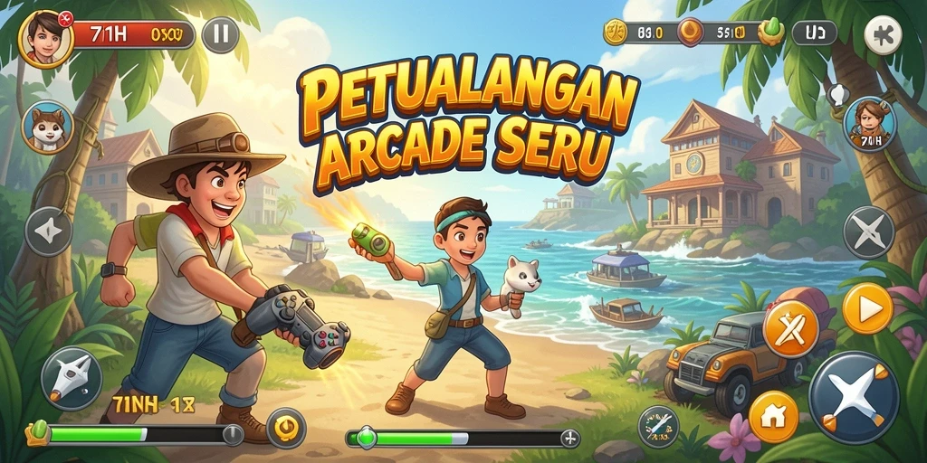 Screenshot main 71H menampilkan gameplay seru dan penuh tantangan.