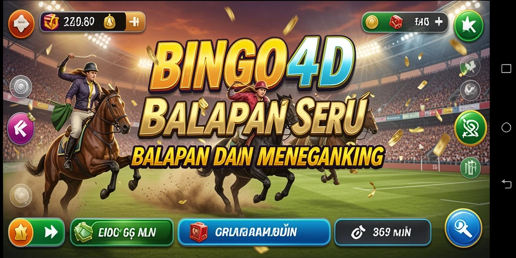 Tampilan gameplay Racing yang mendebarkan dan penuh aksi.