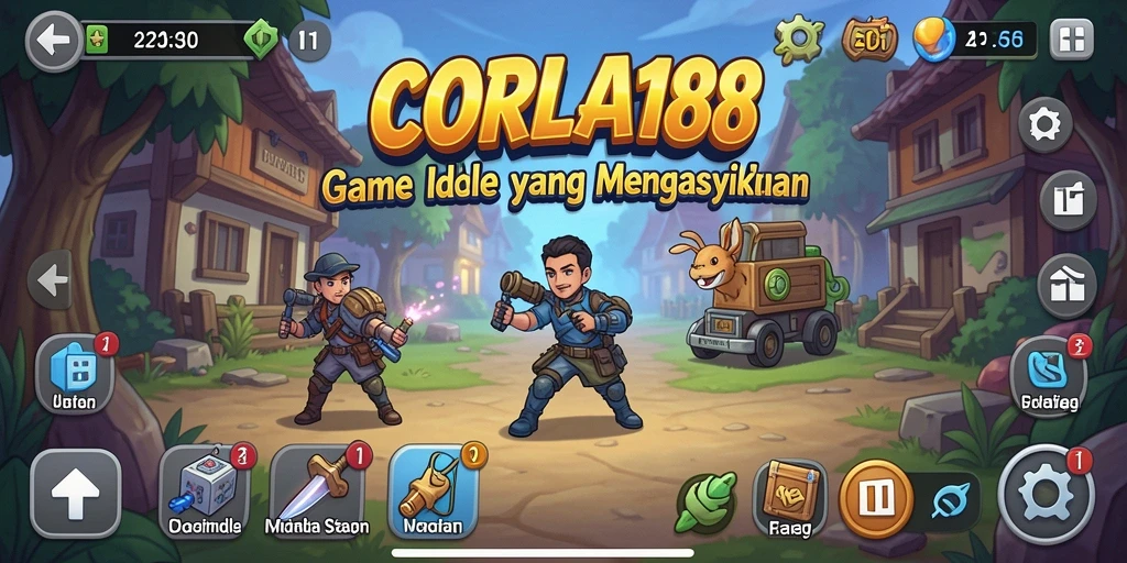 Tampilan gameplay CORLA188 yang menarik dan interaktif.