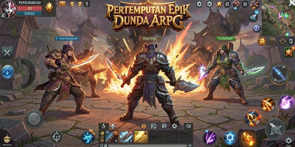 Screenshot gameplay D06 menampilkan aksi petualangan yang mendebarkan.