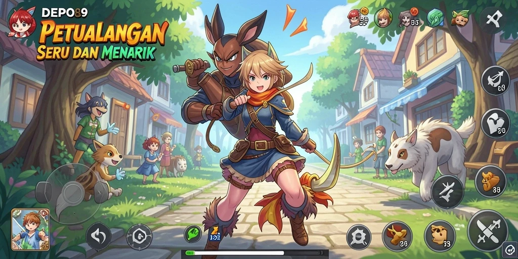 Tampilan gameplay DEPO89 yang seru dan penuh aksi.