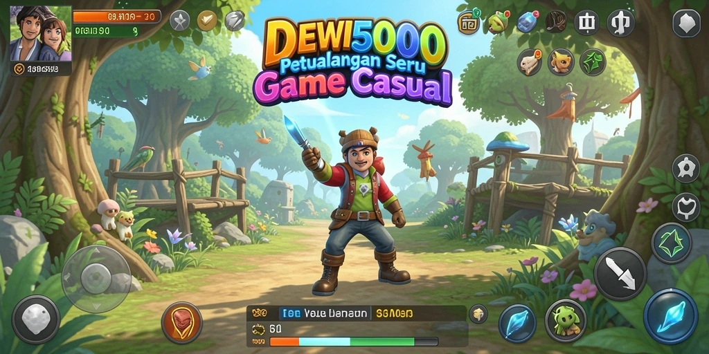 Tampilan seru gameplay DEWI5000 yang mengasyikkan.