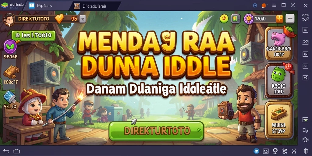 Tampilan gameplay yang menarik dari DIREKTURTOTO dengan elemen santai dan interaktif.