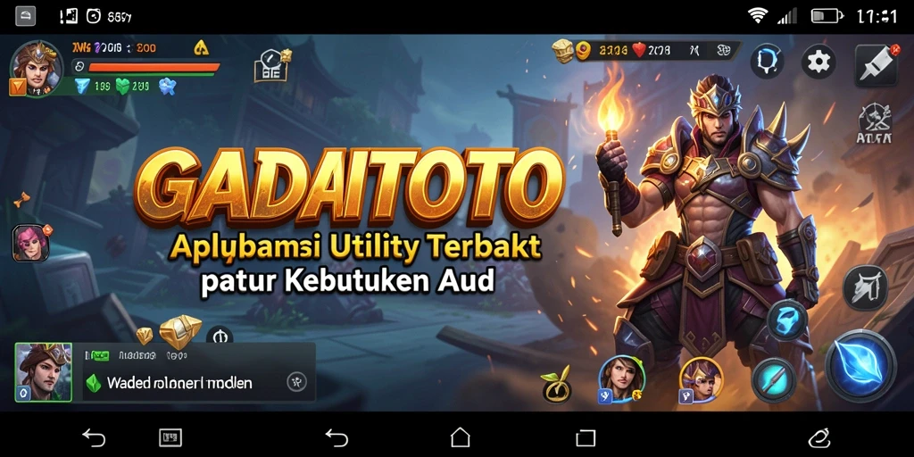 Tampilan antarmuka GADAITOTO yang ramah pengguna dan intuitif.