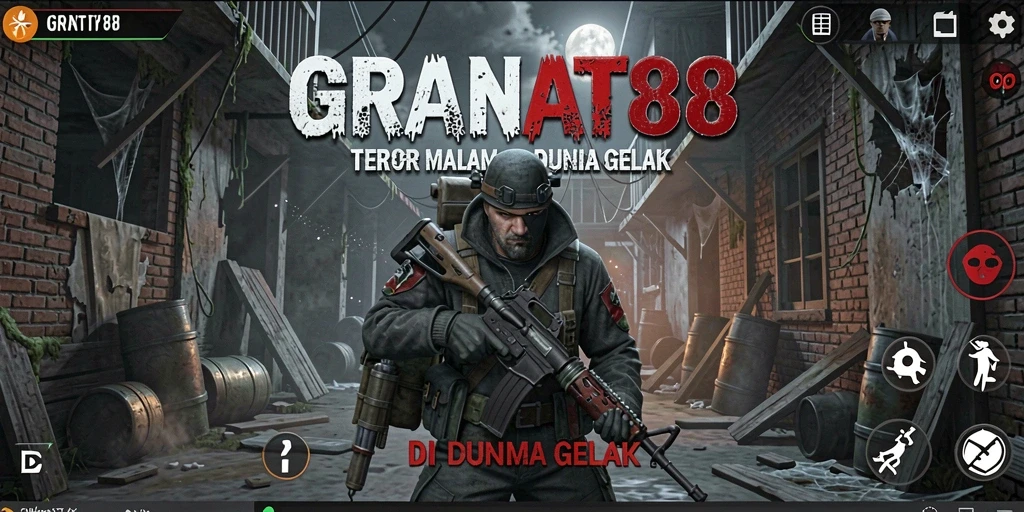 Gameplay menyeramkan dengan suasana kelam di GRANAT88.