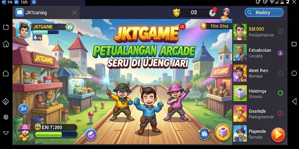 Gameplay seru dan menantang dari JKTGAME dalam genre Arcade.
