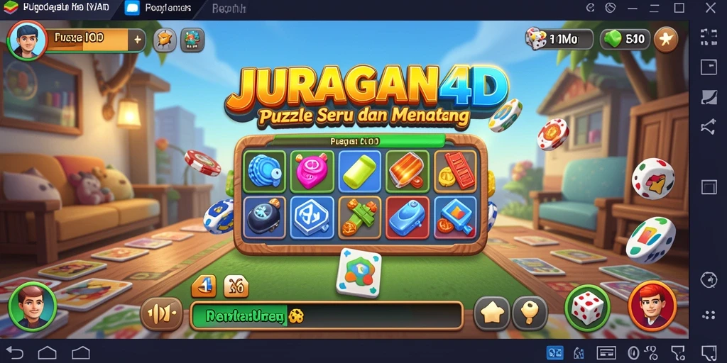 Screenshot gameplay menarik JURAGAN4D dengan teka-teki menantang.