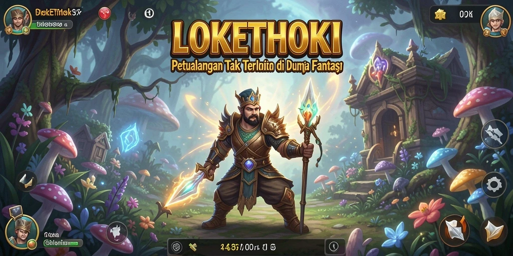 Gameplay LOKETHOKI yang menampilkan petualangan seru dan tantangan menarik.