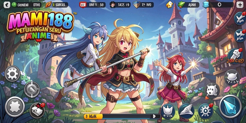 Tampilan gameplay <strong>MAMI188</strong> yang dinamis dan penuh warna.