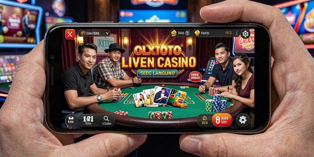 Screenshot gameplay Live Casino yang mengasyikkan dari OLXTOTO.