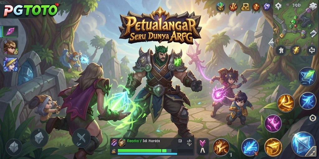 Screenshot gameplay PGTOTO yang menampilkan pertarungan epik.