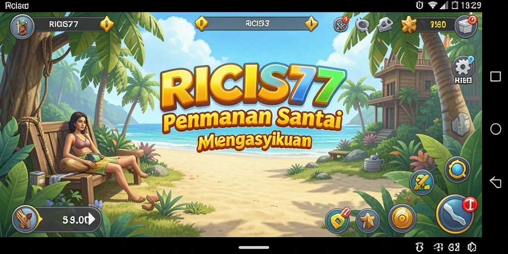 Gameplay RICIS77 yang seru dan penuh warna.