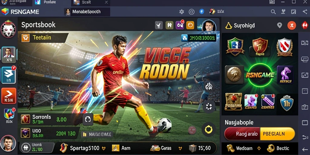 Tampilan menarik dari gameplay Sportsbook RSNGAME yang memukau.