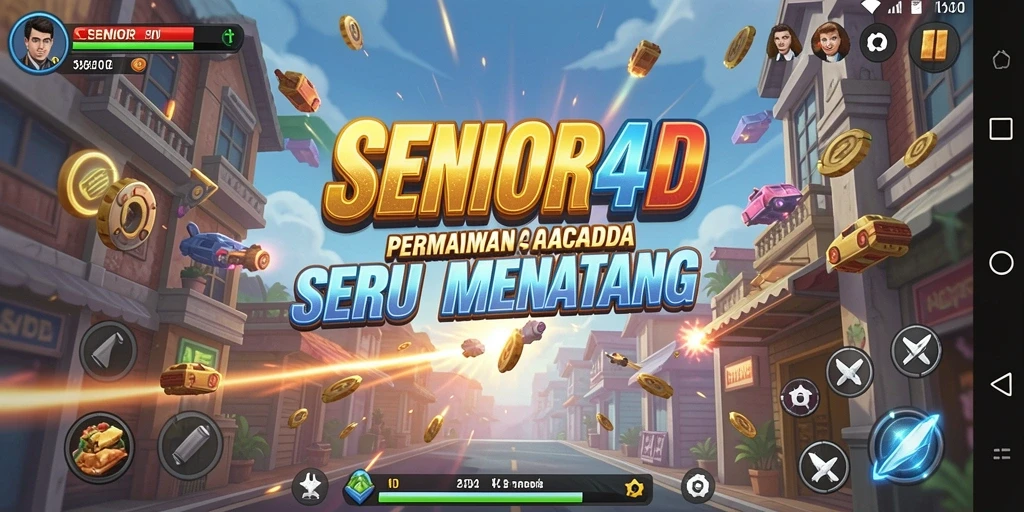 Tampilan gameplay menarik dari SENIOR4D yang menyenangkan.