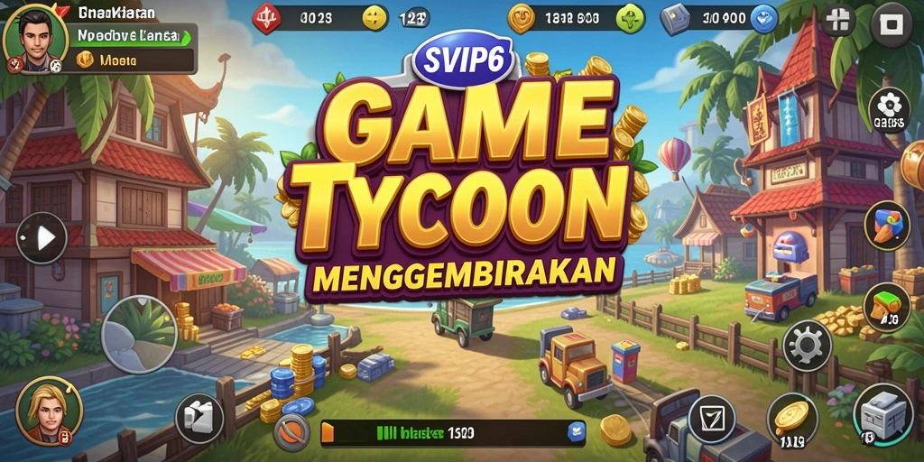 Tangkapan layar SVIP6 menampilkan keseruan gameplay Tycoon yang menarik.